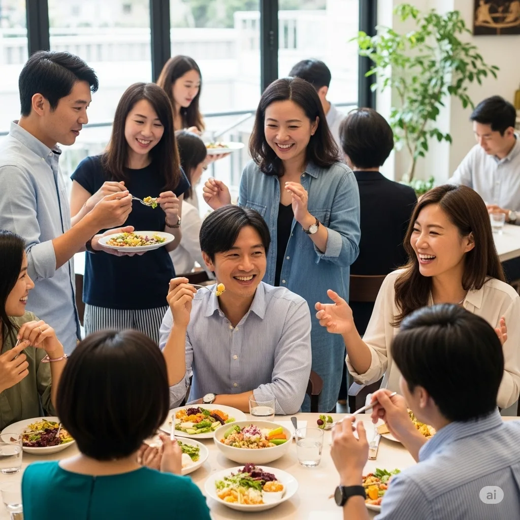 Khách hàng tham gia sự kiện chế độ ăn kiêng, chiến lược marketing nhà hàng hiệu quả