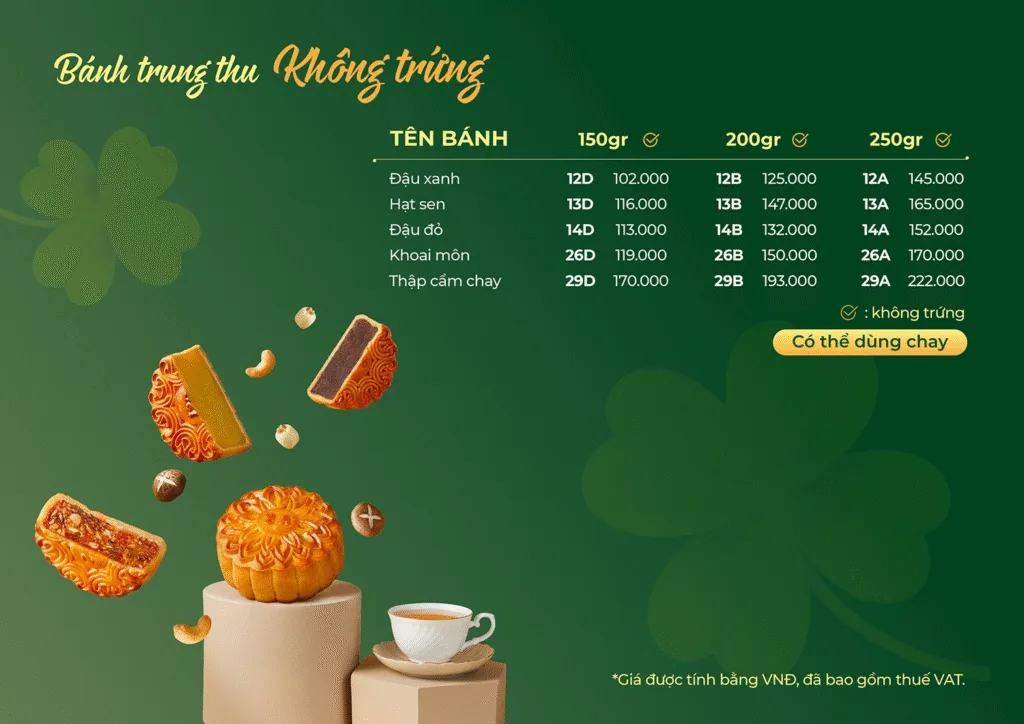 giá bánh trung thu givral
