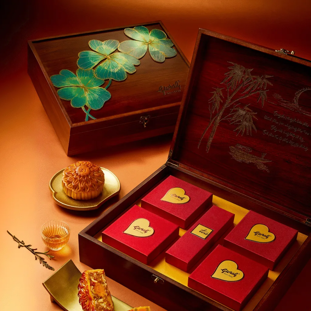 thiết kế bánh trung thu cổ điển