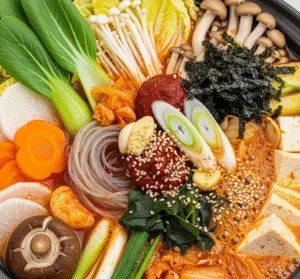 Công thức lẩu chay kim chi Hàn Quốc