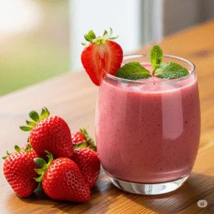 công thức smoothie dâu