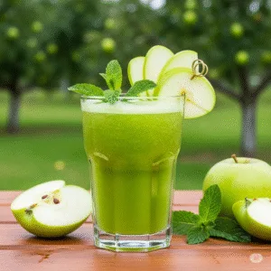 Công Thức Nước Ép Táo Xanh