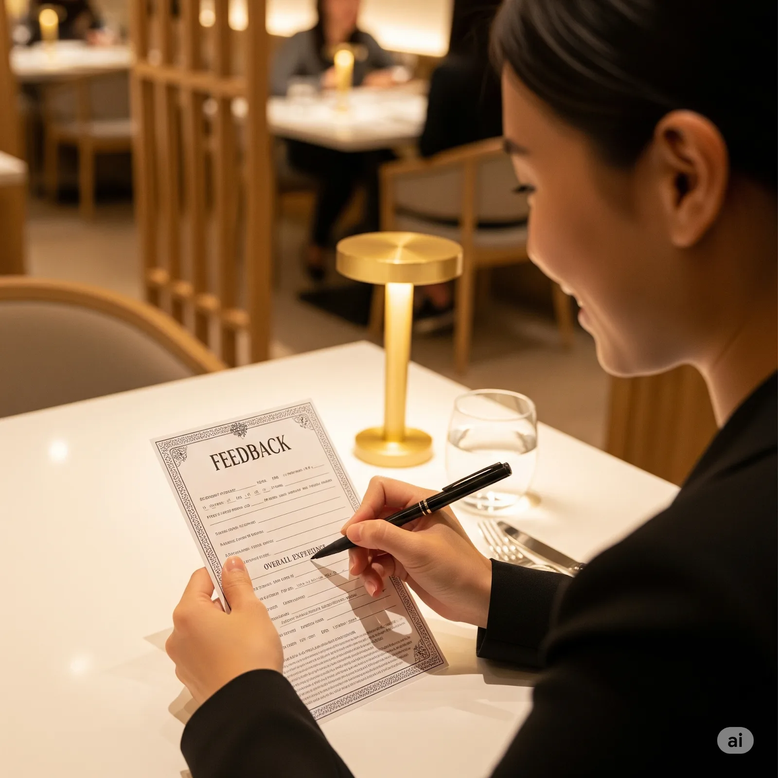 Thu thập phản hồi truyền thống bằng phiếu feedback